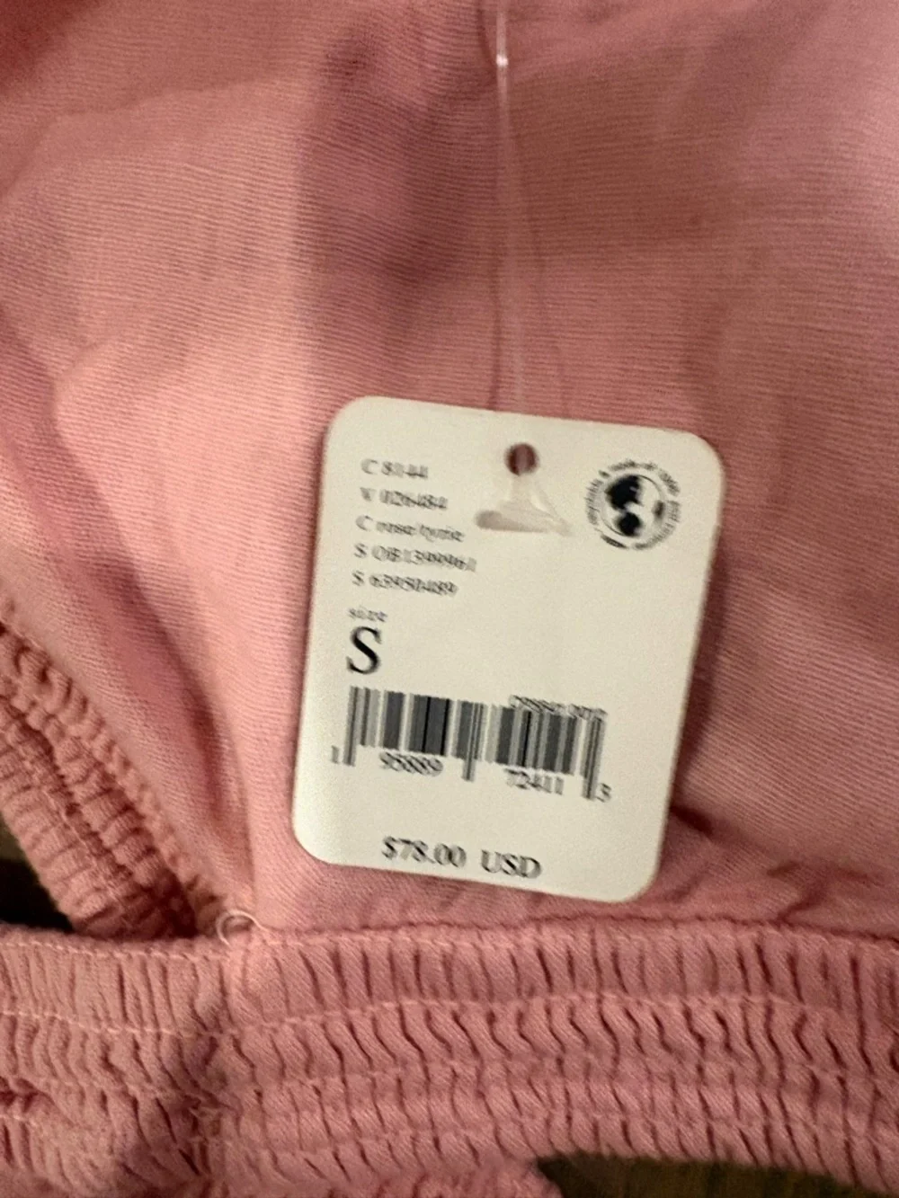 Free People Cross of Sunlight Mini Dress in Blush Pink. NWT! - Picture 6 of 8